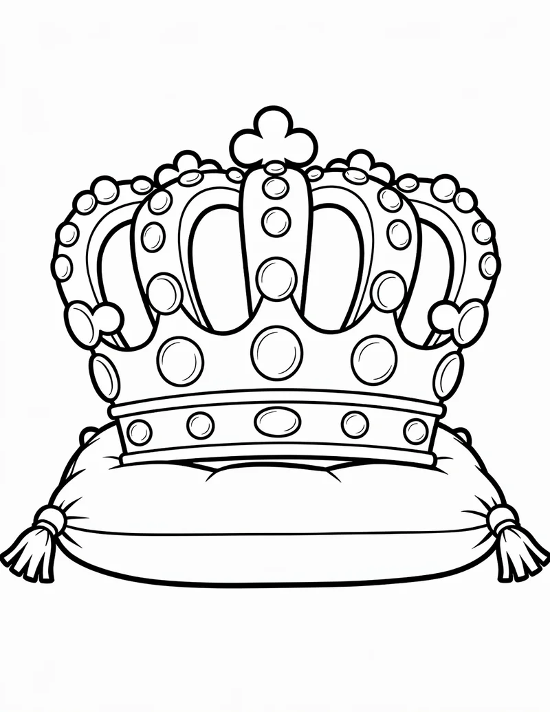 Coloring page — Royal Crown