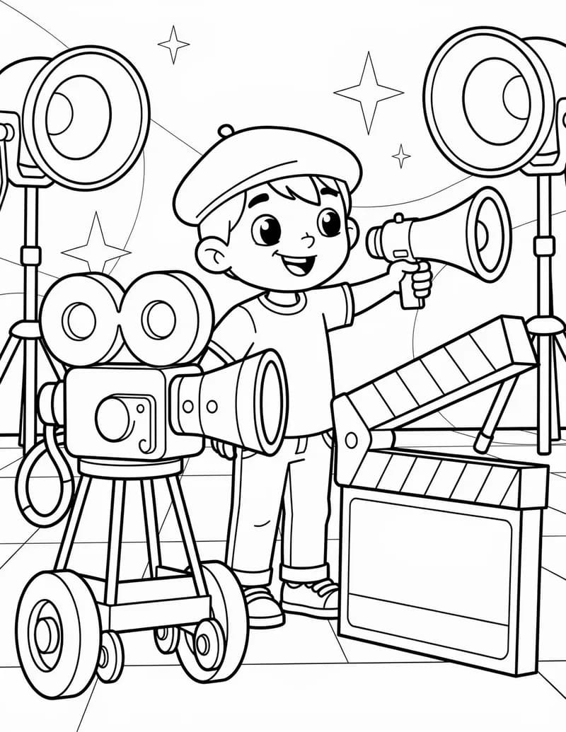 Coloring page — Junior Director