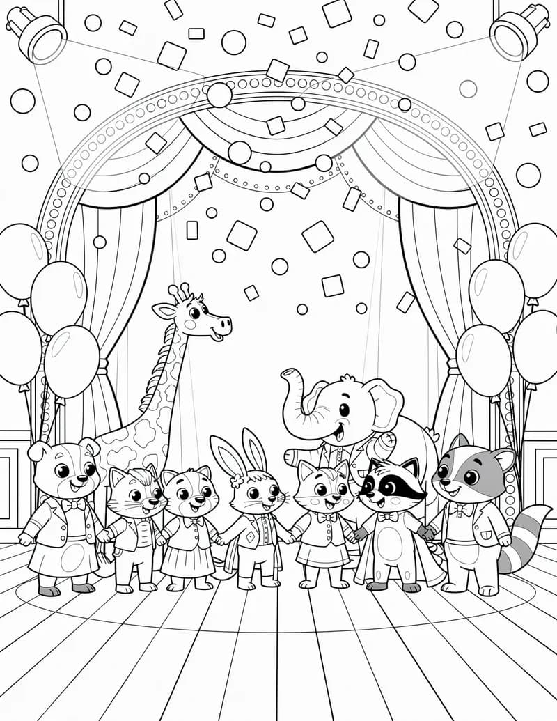 Coloring page — Grand Season Finale