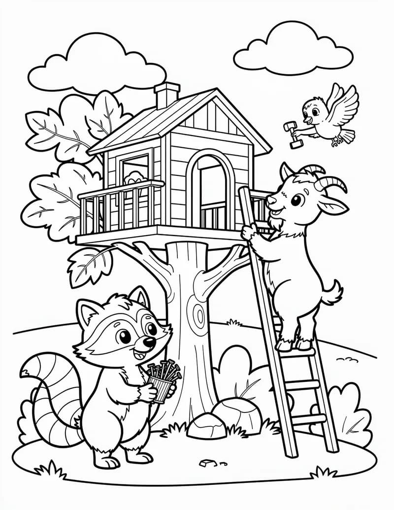Coloring page — Problem-Solving Pals