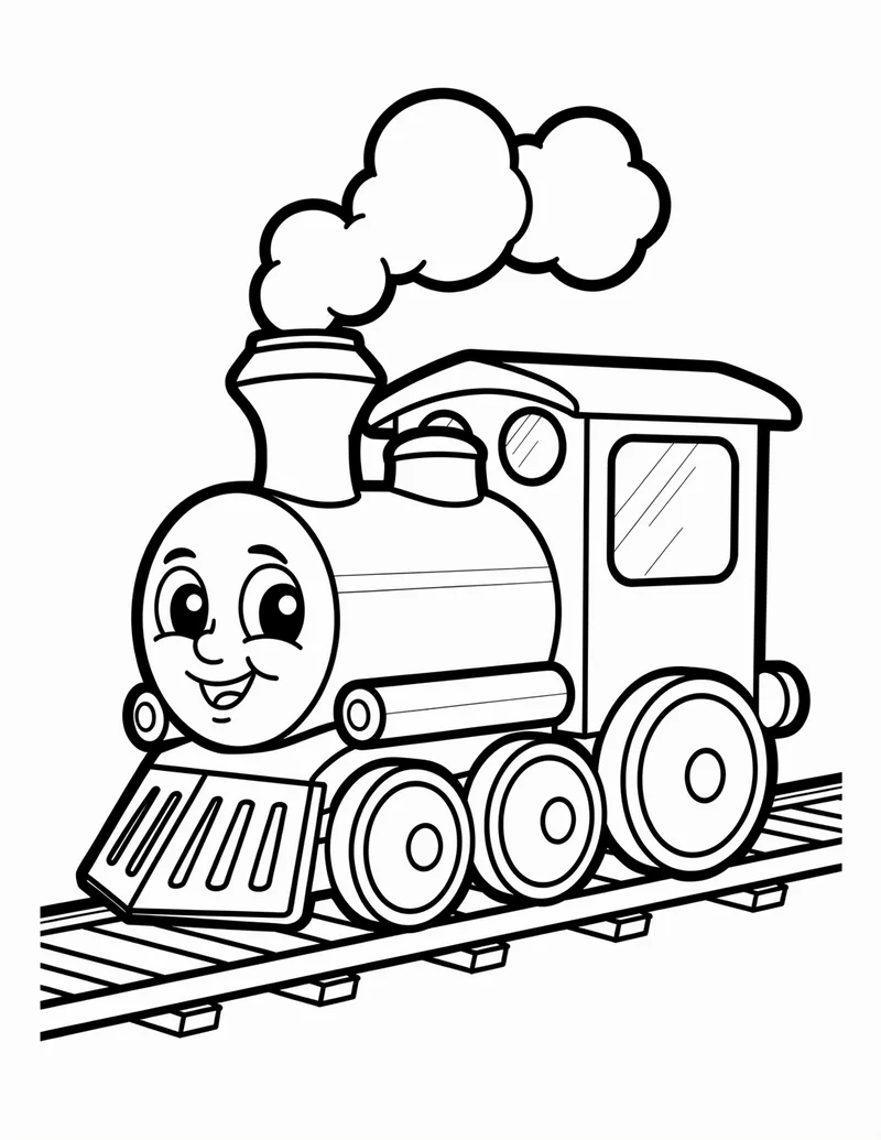 Coloring page — Choo-Choo Train